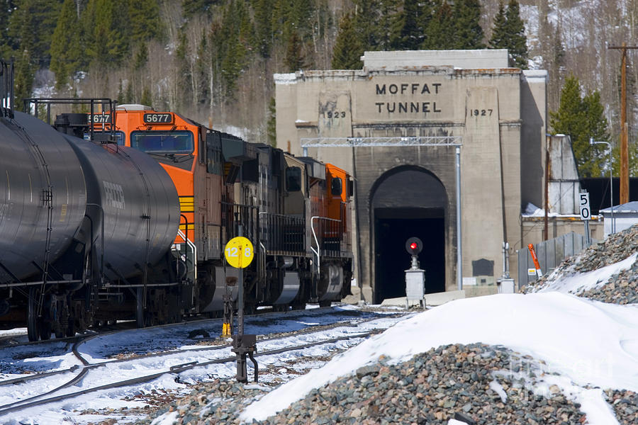 Moffat Tunnel East Portal at the Continental Divide in Colorado #1 Photograph by Steven Krull