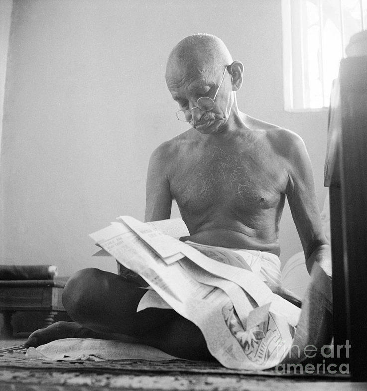 Mohandas Gandhi #1 Photograph by Celestial Images