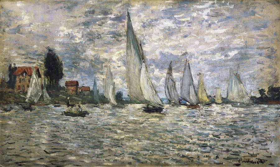 Claude Monet Photograph - Monet, Claude 1840-1926. The Boats, Or #1 by Everett