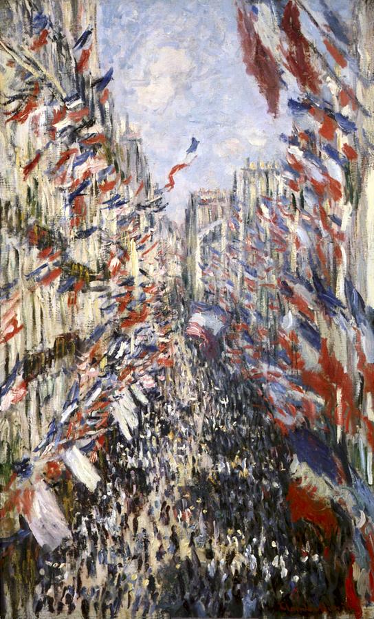 Monet, Claude 1840-1926. The Rue #1 Photograph by Everett
