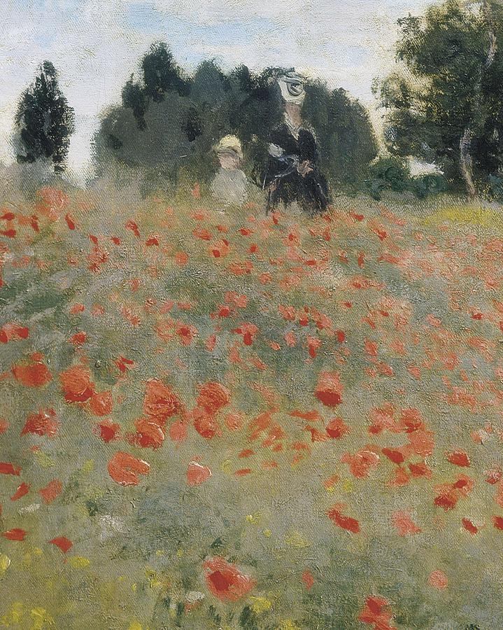 Monet, Claude 1840-1926. Wild Poppies #1 Photograph by Everett