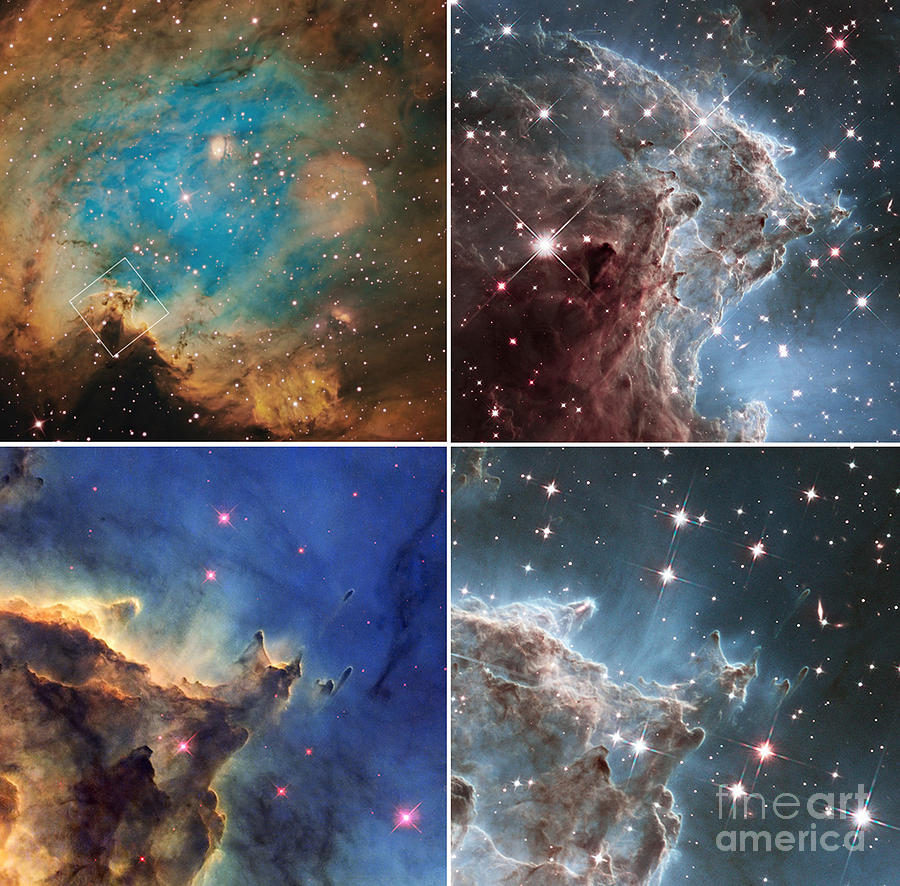 Space Photograph - Monkey Head Nebula #1 by Science Source