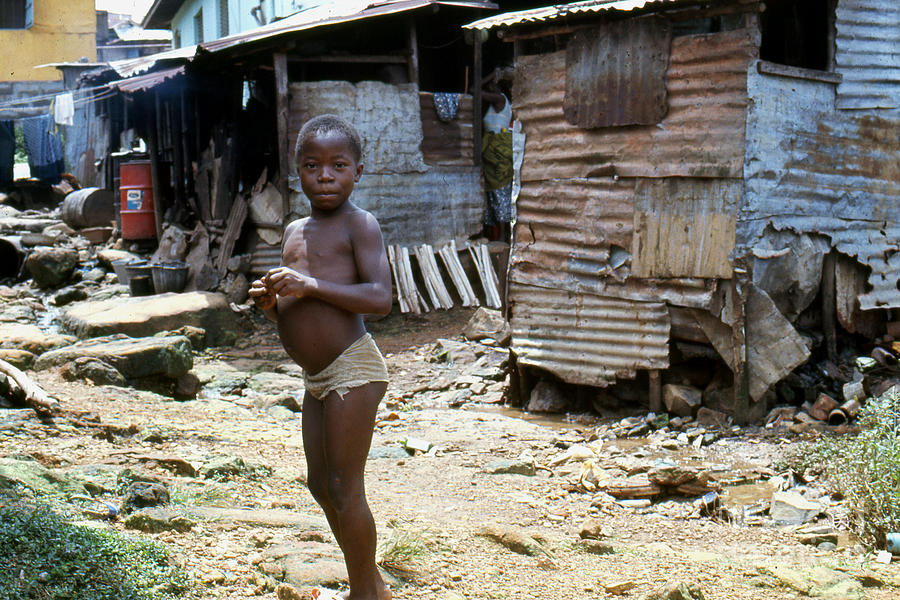 Monrovia Slum Child 1971 Photograph by Erik Falkensteen