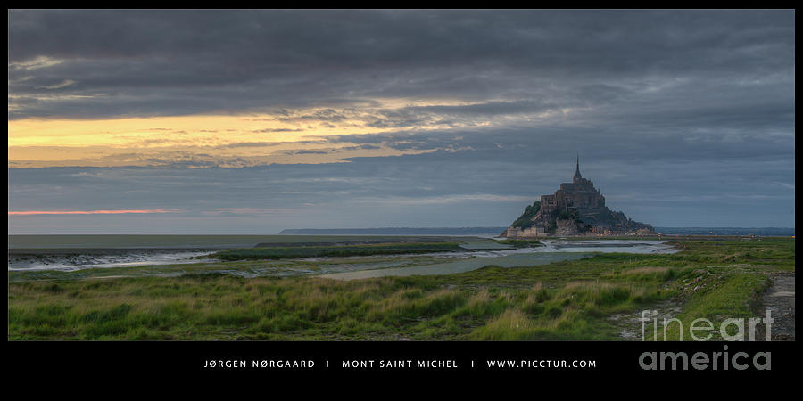 Mont Saint Michel #1 Photograph by Jorgen Norgaard