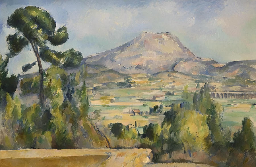 Montagne Saint-victoire #2 Painting by Paul Cezanne
