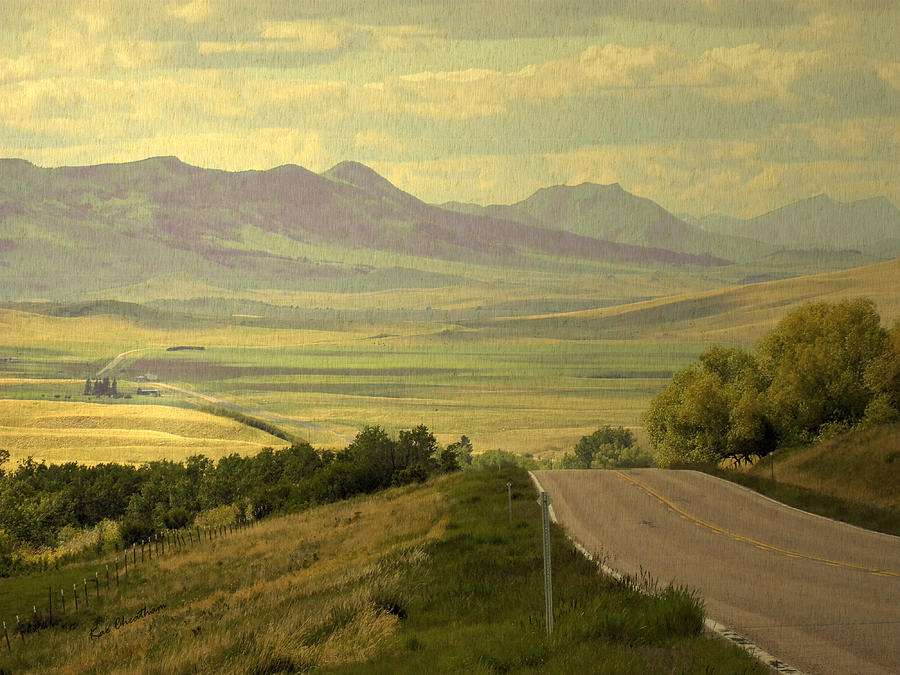 Montana Highway -1 Photograph by Kae Cheatham