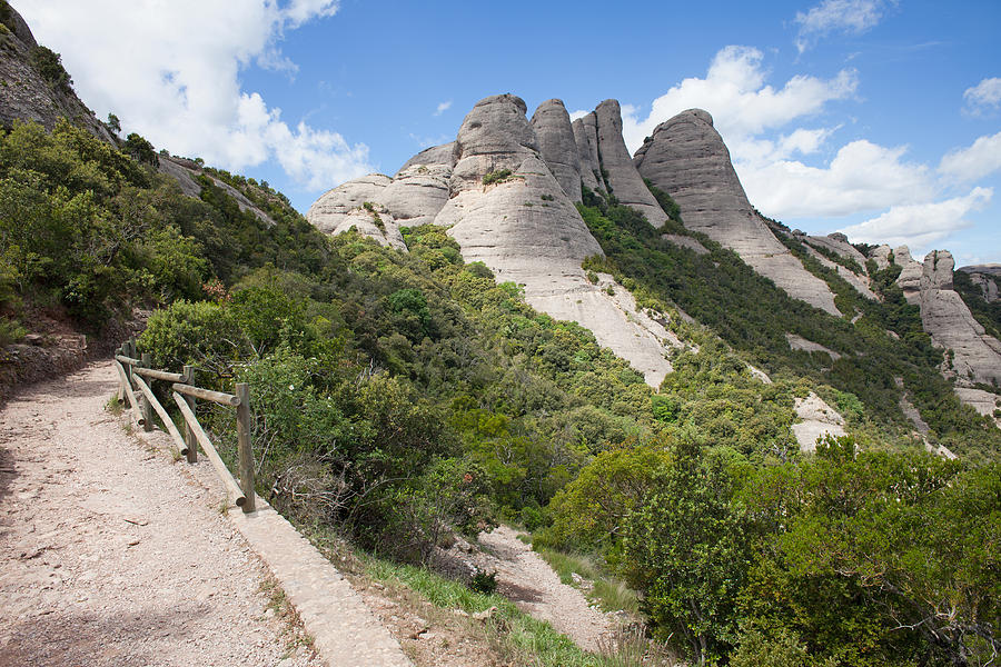 Mountain Photograph - Montserrat Mountains in Spain #1 by Artur Bogacki