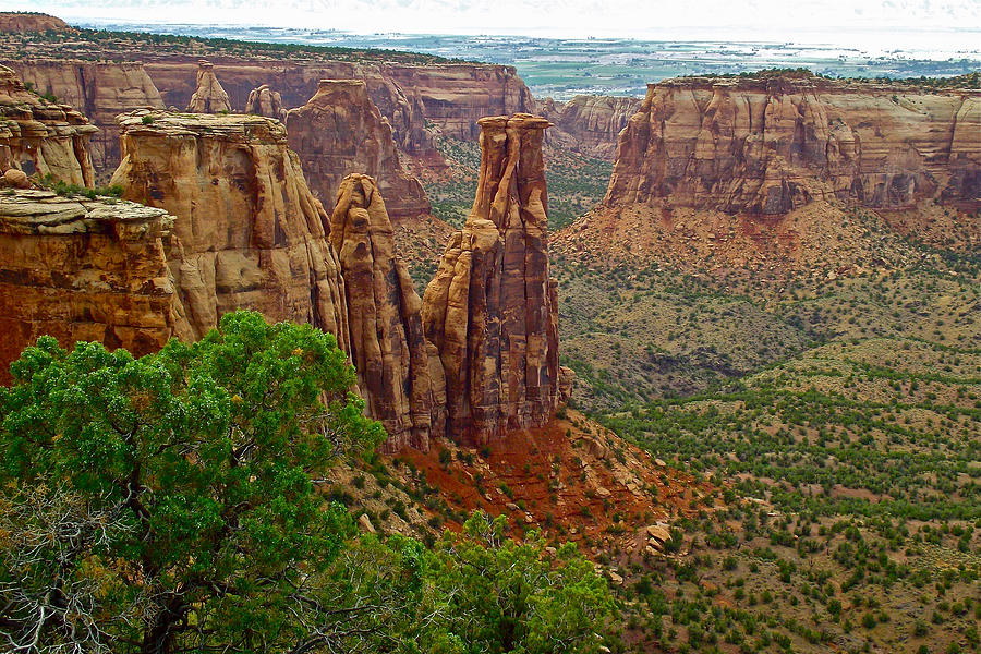 Monument Canyon View in Colorado National Monument near Grand Junction, Colorado #1 Photograph by Ruth Hager