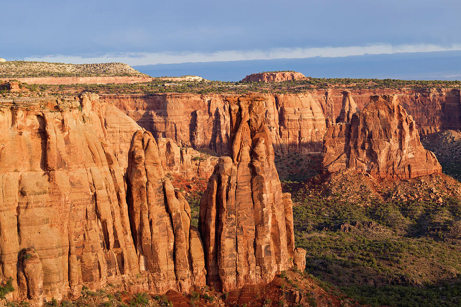 Monuments At Sunrise In The Colorado Photograph by Chuck Haney - Fine ...