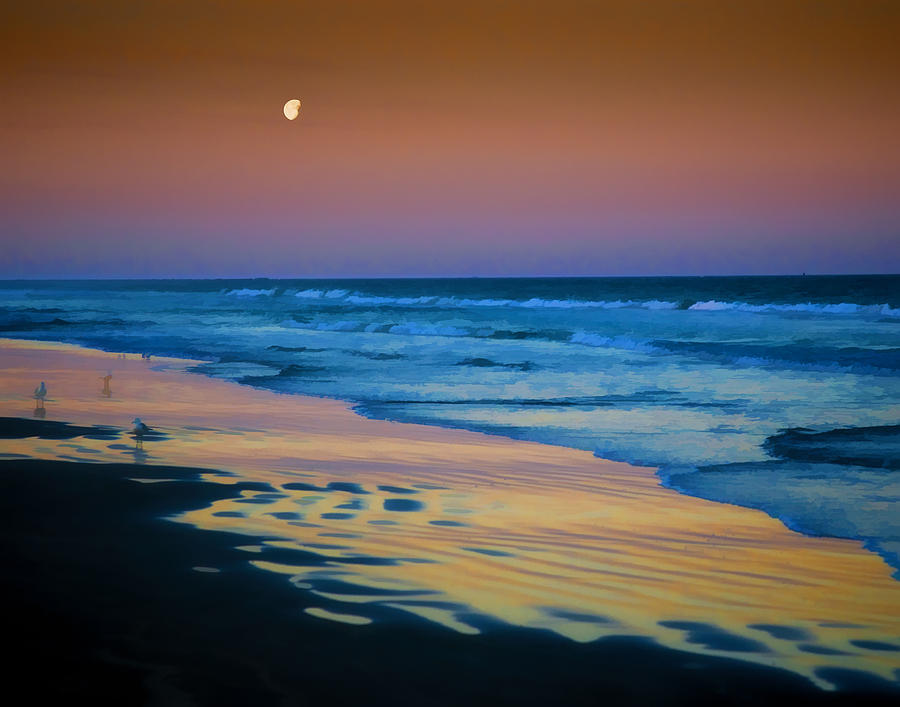 Moonrise at Sunset Photograph by Michael Schwartzberg - Fine Art America