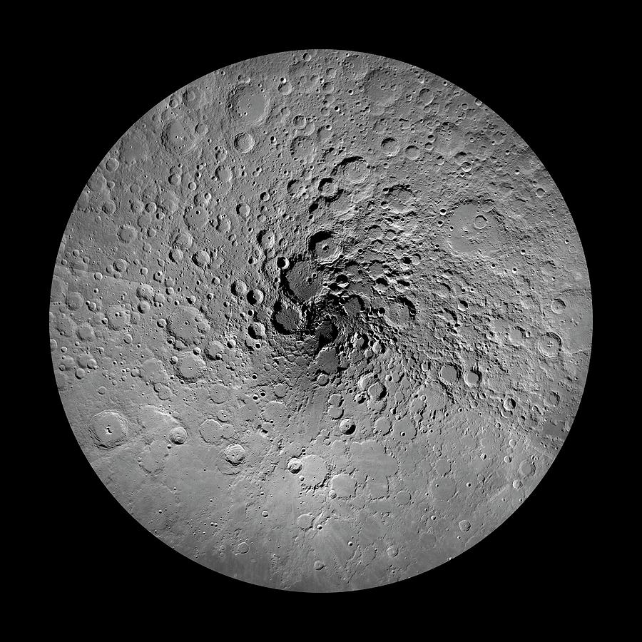 Moons North Pole #1 Photograph by Nasa/science Photo Library