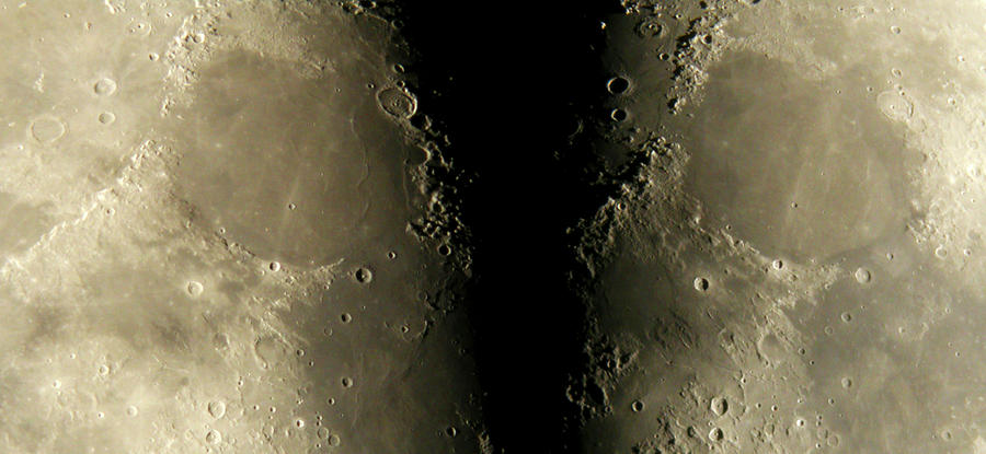 Terminator Photograph - Moons Surface #1 by Pekka Parviainen/science Photo Library