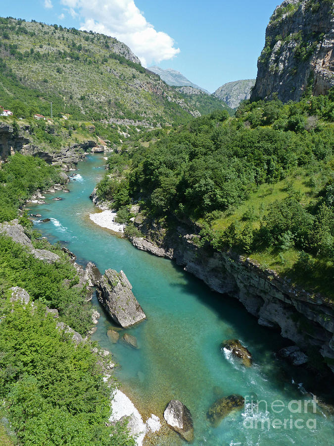 Moraca River  - Montenegro Photograph by Phil Banks