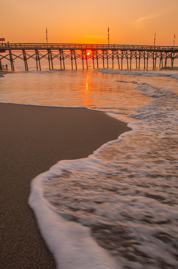 morning at  Myrtle Beach South Carolina #1 Photograph by Alex Grichenko