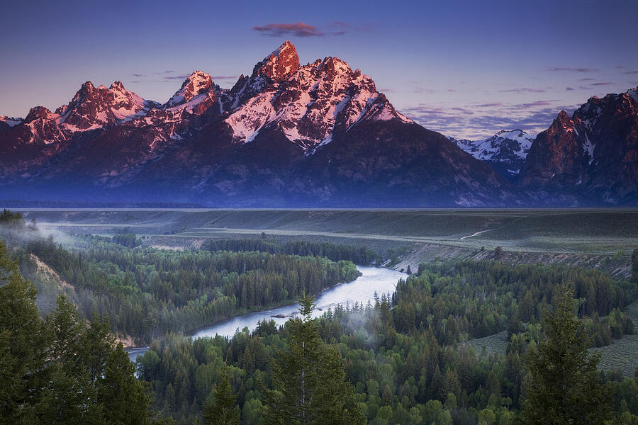 Grand Teton National Park Photograph - Morning Glow by Andrew Soundarajan