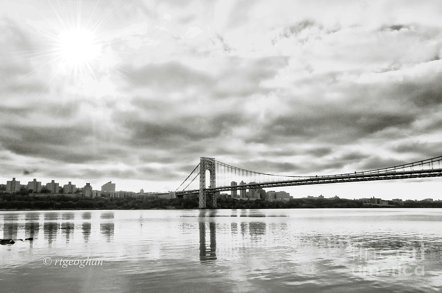 Morning Light-george Washington Bridge Photograph