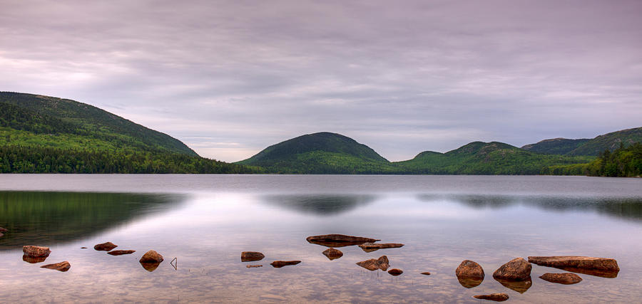 Morning Stillness On Eagle Lake, Acadia #1 Photograph by Panoramic Images