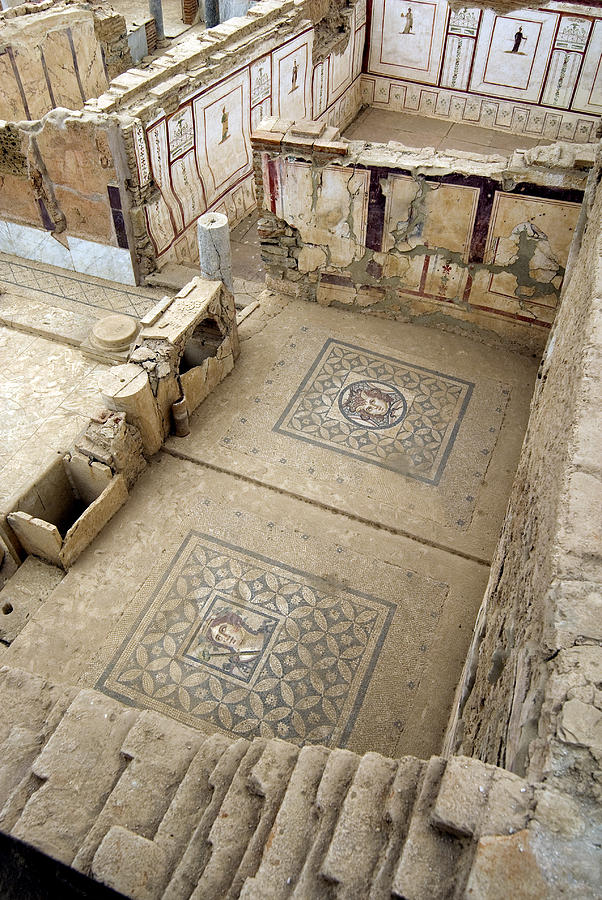 Mosaic Tile Floor, Ephesus #1 Photograph by Theodore Clutter