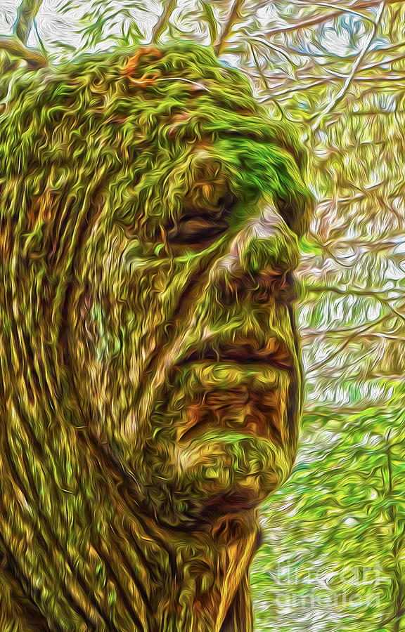 Moss Man #1 Painting by Gregory Dyer