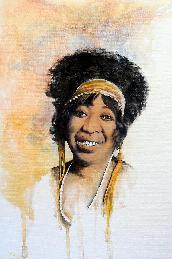 Mother of the Blues - Ma Rainey Painting by William Walts