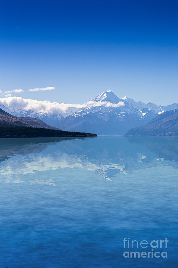 Mount Cook with Lake Pukaki #1 Photograph by Sheila Smart Fine Art Photography