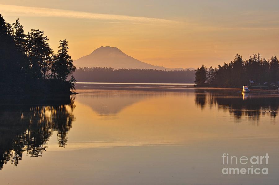 Nature Photograph - Mount Rainier Dawn #2 by Sean Griffin