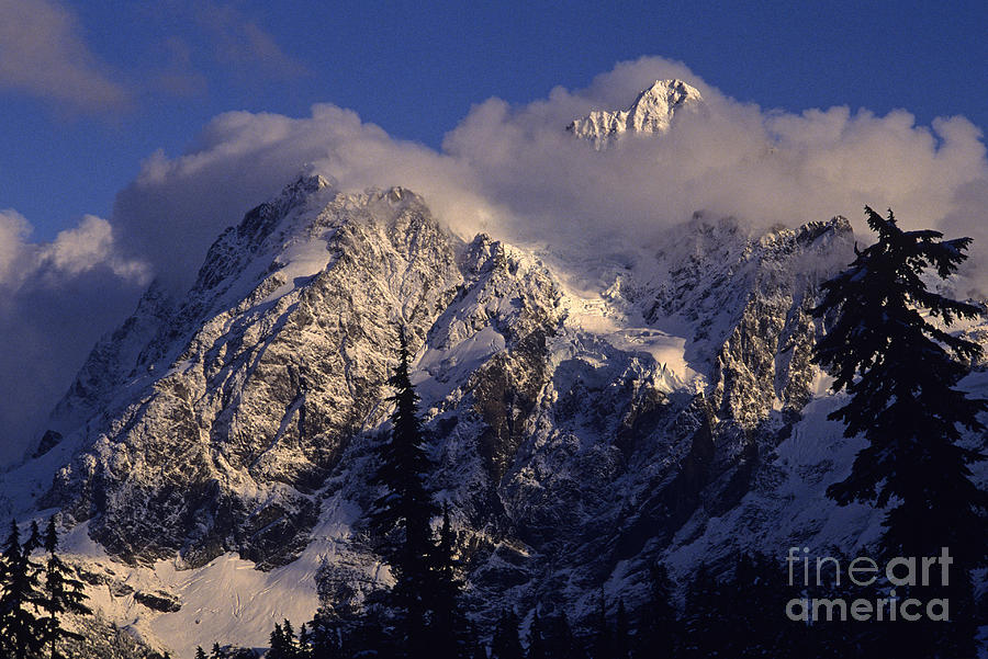 Mount Shuksan Snow Capped Photograph