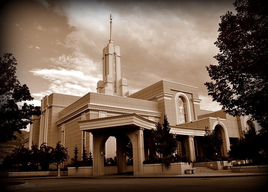 Mount Timpanogos LDS Temple #1 Photograph by Nathan Abbott