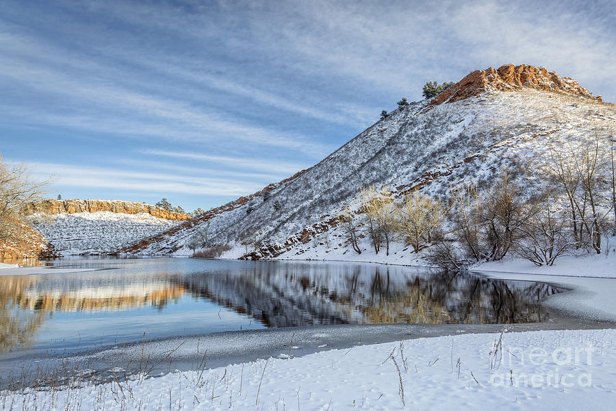 Mountain Lake In Winter #1 Photograph by Marek Uliasz