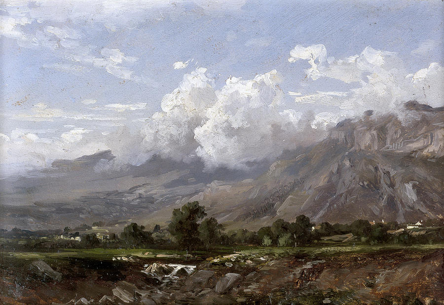 Mountain Landscape #2 Painting by Carlos de Haes