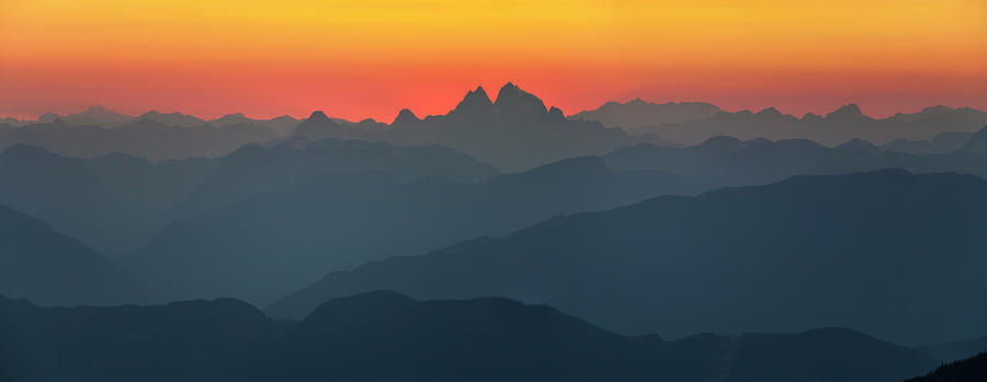 Mountain Layers, British Columbia Photograph by Christopher Kimmel ...