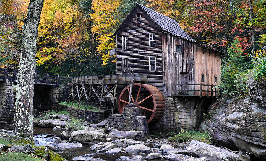Fall Photograph - Mountain Mill #1 by William Griffin