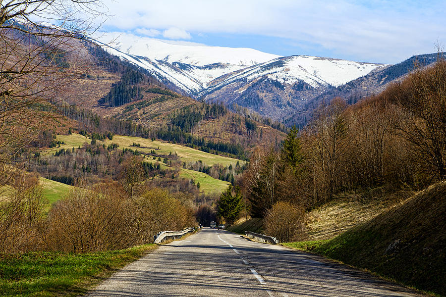 Transportation Photograph - Mountain Road In A Valley, Tatra #1 by Panoramic Images