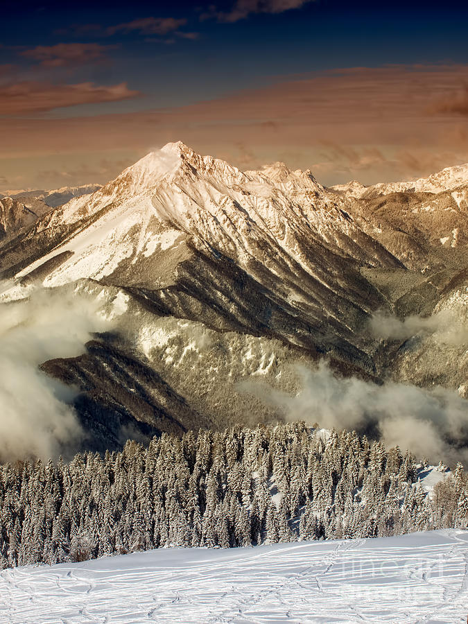 Winter Photograph - Mountain #1 by Sinisa Botas