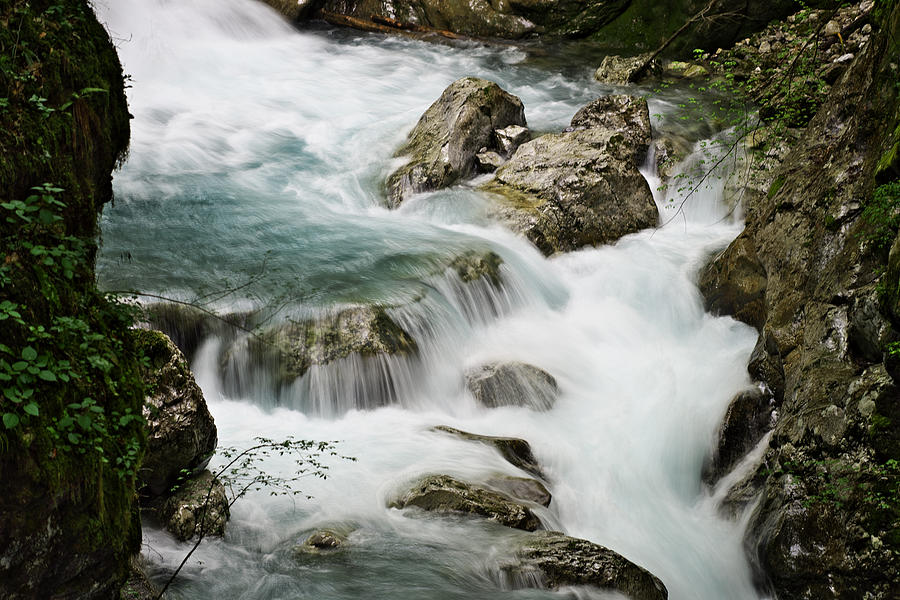 Mountain stream #1 Photograph by Ivan Slosar