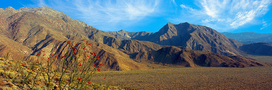 Mountains In Anza Borrego Desert State #1 Photograph by Panoramic Images
