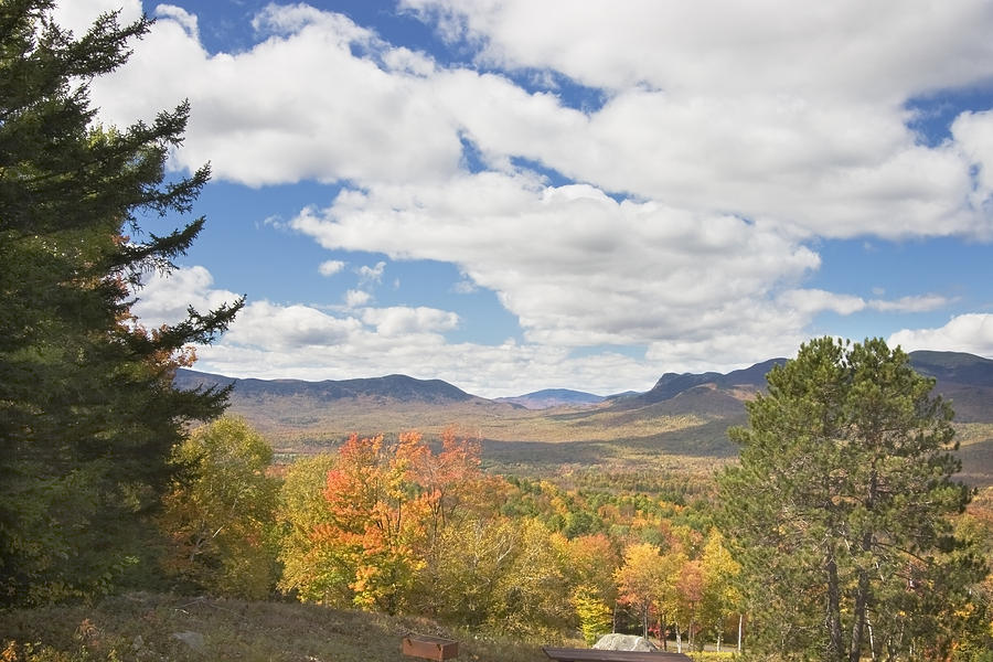 Fall Photograph - Mountains In Fall Mount Blue State Park Weld Maine #1 by Keith Webber Jr
