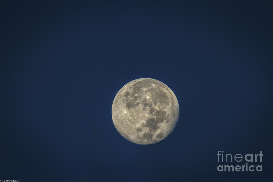 Mr. Moon #1 Photograph by Mitch Shindelbower