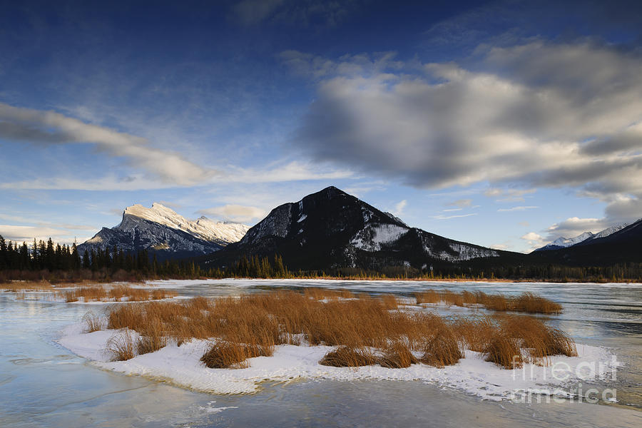 Mt. Rundle And Vermillion Lake #6 Photograph by John Shaw