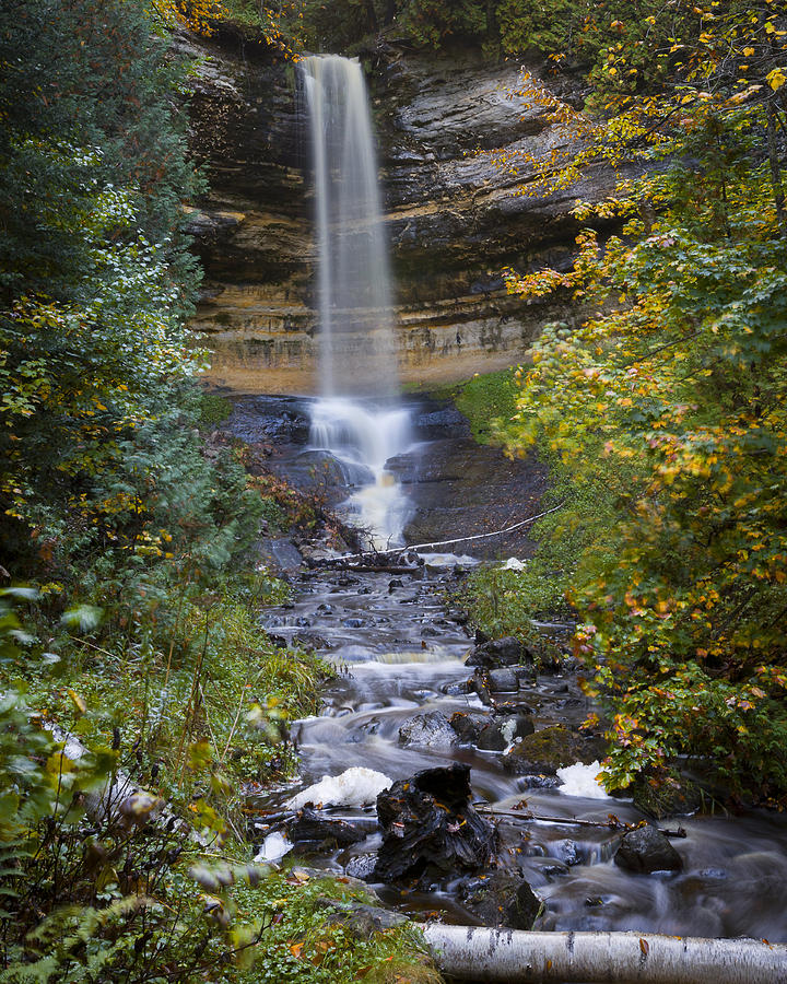Munising Falls #1 Photograph by Jack R Perry