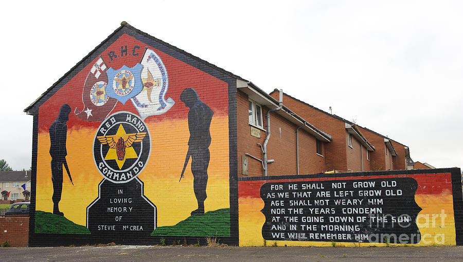 Mural In Shankill, Belfast, Ireland #1 Photograph by John Shaw
