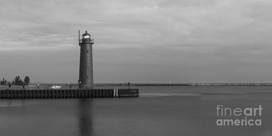 Lake Michigan Photograph - Muskegon South Pierhead Light #1 by Twenty Two North Photography
