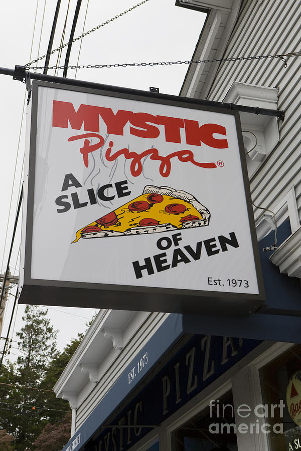Sign Photograph - Mystic Pizza #1 by Jason O Watson