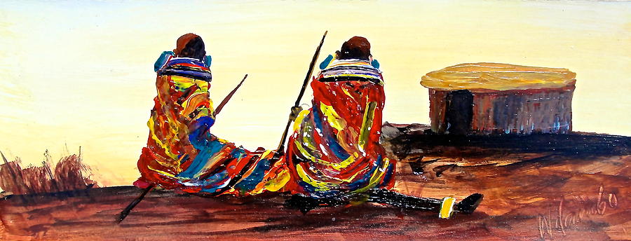 N 61 Painting by John Ndambo