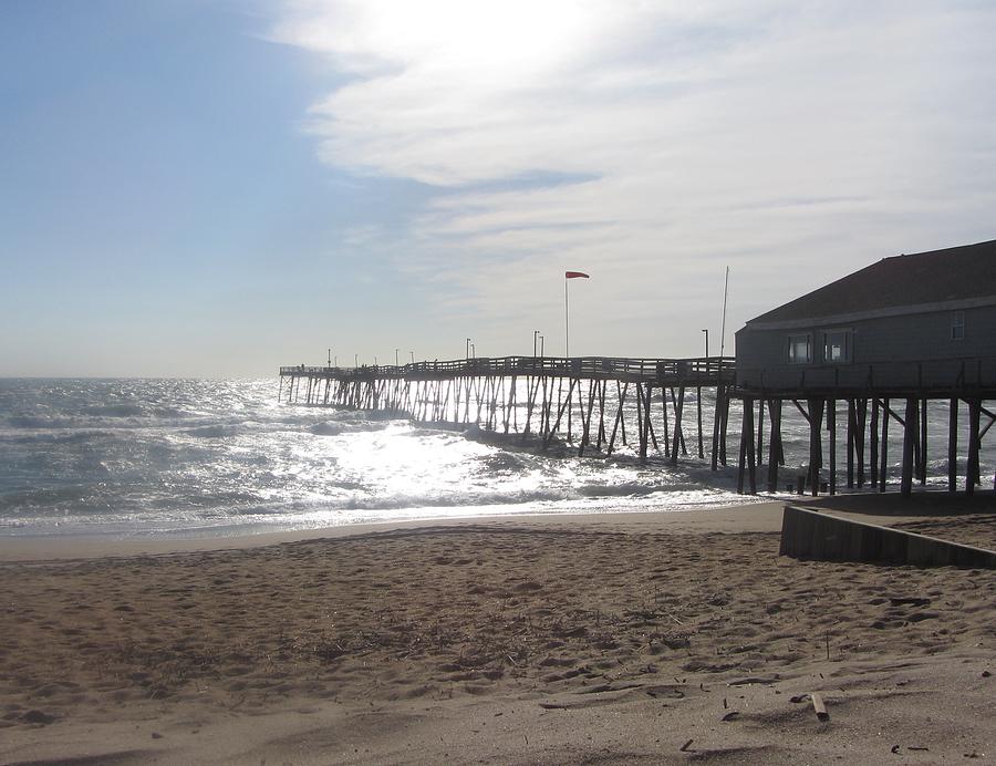 Landscape Photograph - Nags Head Pier 2 by Cathy Lindsey