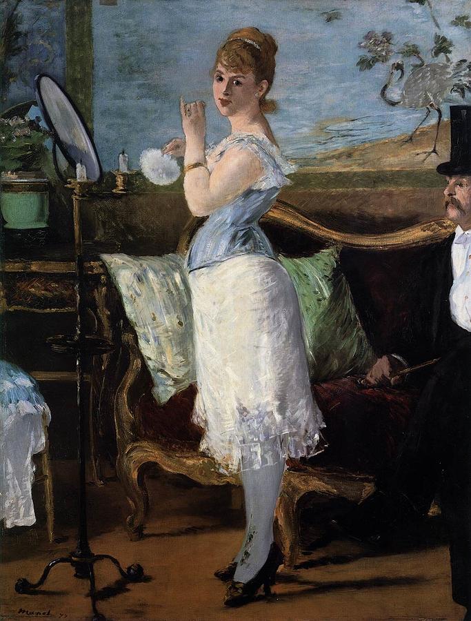 Edouard Manet Painting - Nana #1 by Edouard Manet