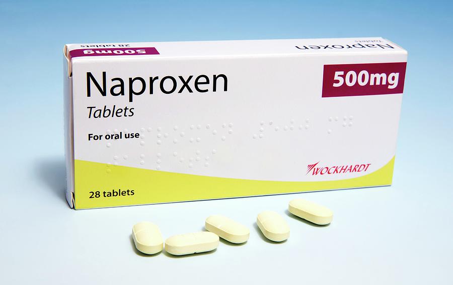 Naproxen Anti-inflammatory Tablets #1 Photograph by Mark Thomas/science Photo Library