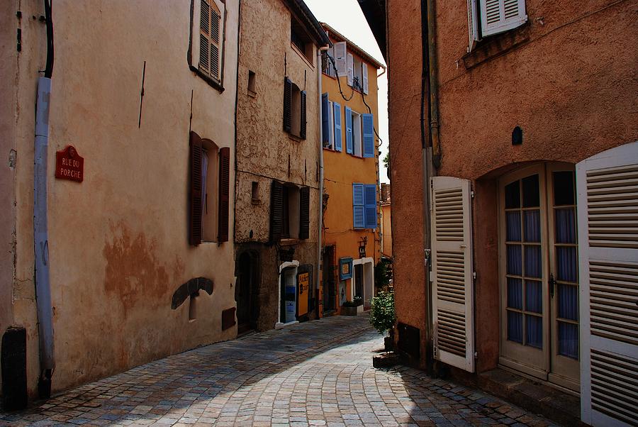 Castle Photograph - Narrow street in Provence  #1 by Dany Lison