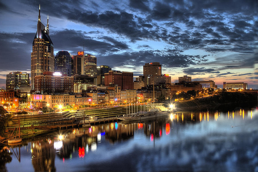 Nashville Skyline Digital Art by Honour Wright - Fine Art America