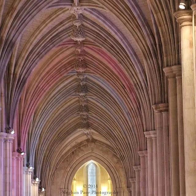 Architecture Photograph - National Cathedral.  Washington, Dc #1 by Meg Pace